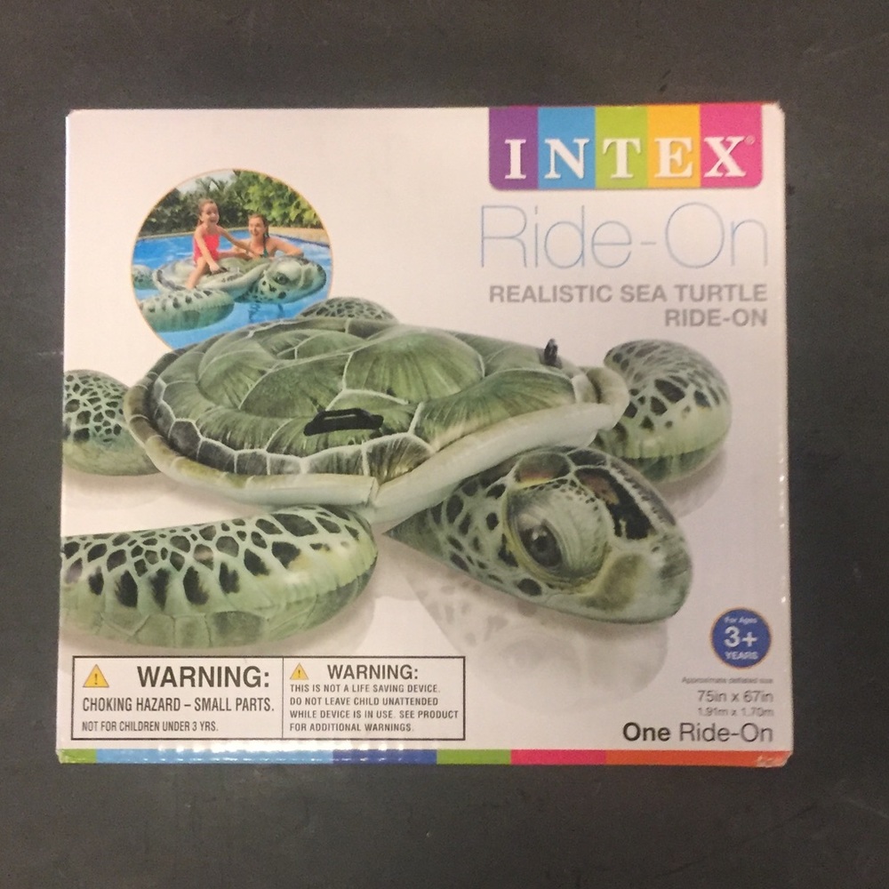 Turtle shaped floaty